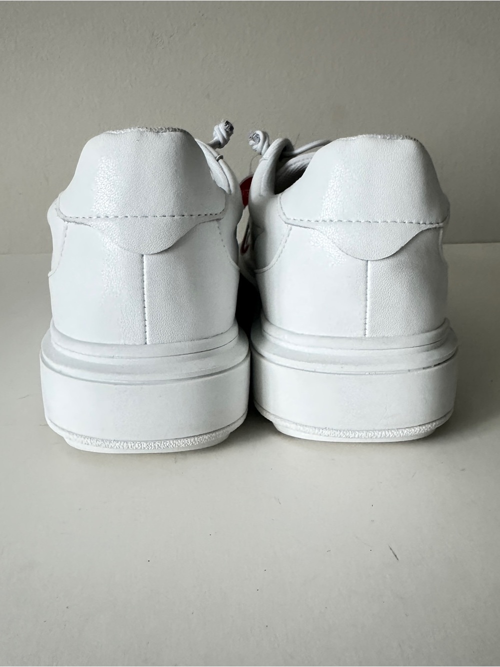NEW Blondo Goose Waterproof White Low-Top Leather Women's Sneakers, Sz 7.5M - Picture 9 of 11